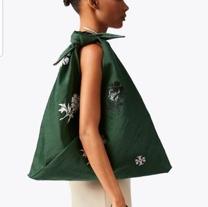 Tory Burch Zoe Embellished Tie Bag